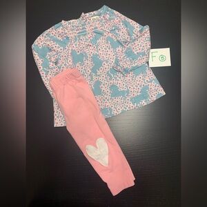 Hatley 3-6m Set with Leggings and Blouse